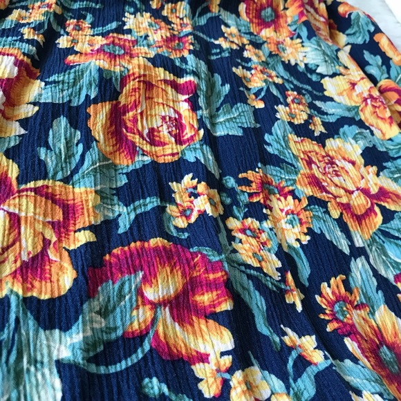 American Eagle Floral Summer Dress M Pockets - Picture 5 of 5